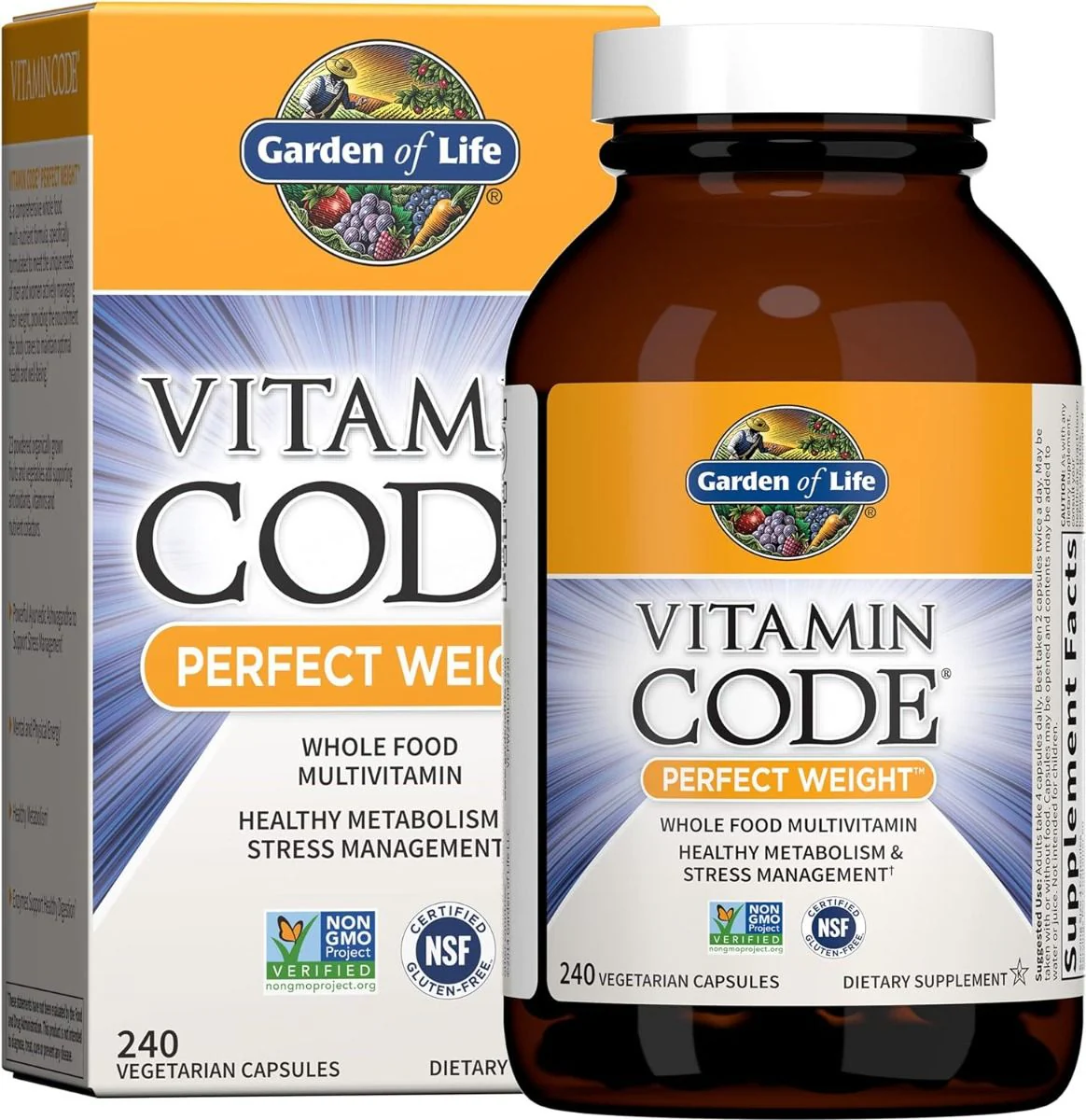 Vitamin Code Perfect Weight Vegan Capsules - Image 8