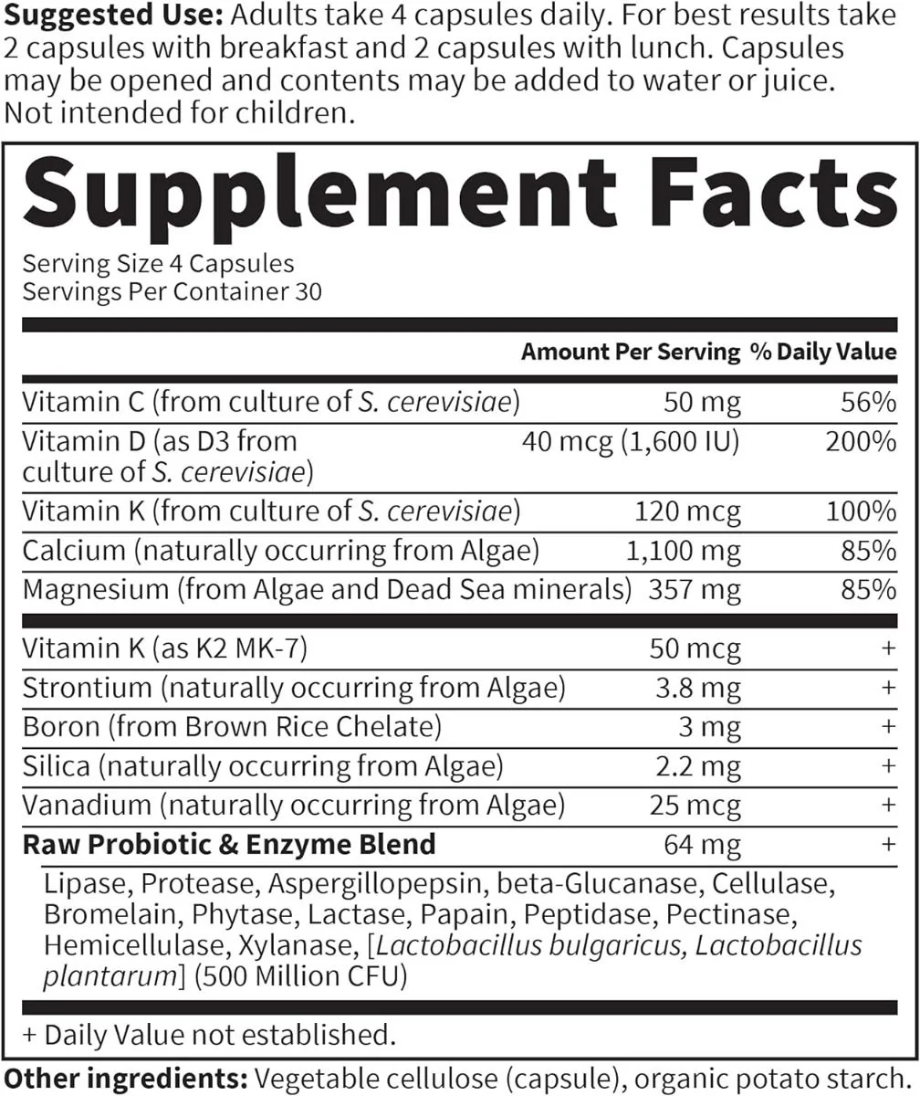 Vitamin Code RAW Calcium Veggie Caps - Image 10