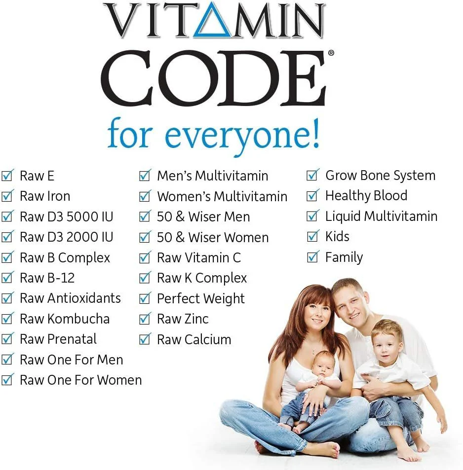 Vitamin Code RAW One for Men 75 Vegan Capsules - Image 9