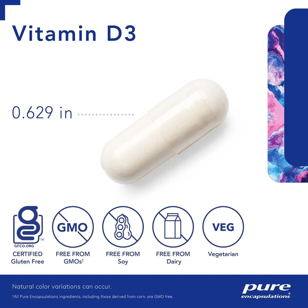 Vitamin D3 1000 IU 60 Capsules - Image 3