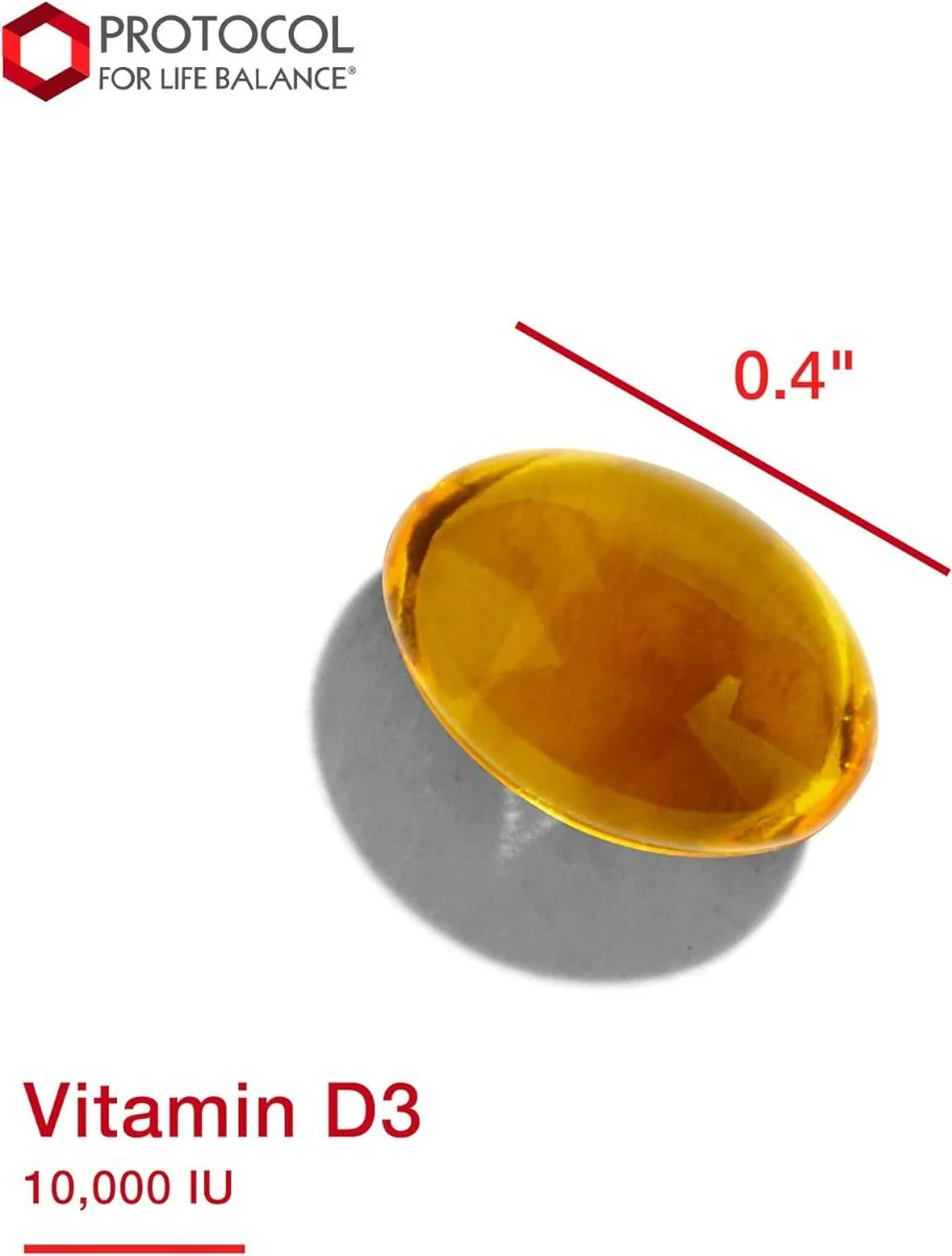 Vitamin D3 10000 IU 120 Softgels - Image 7