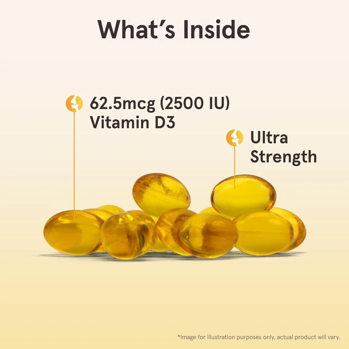 Vitamin D3 2500 IU 100 Softgels - Image 9