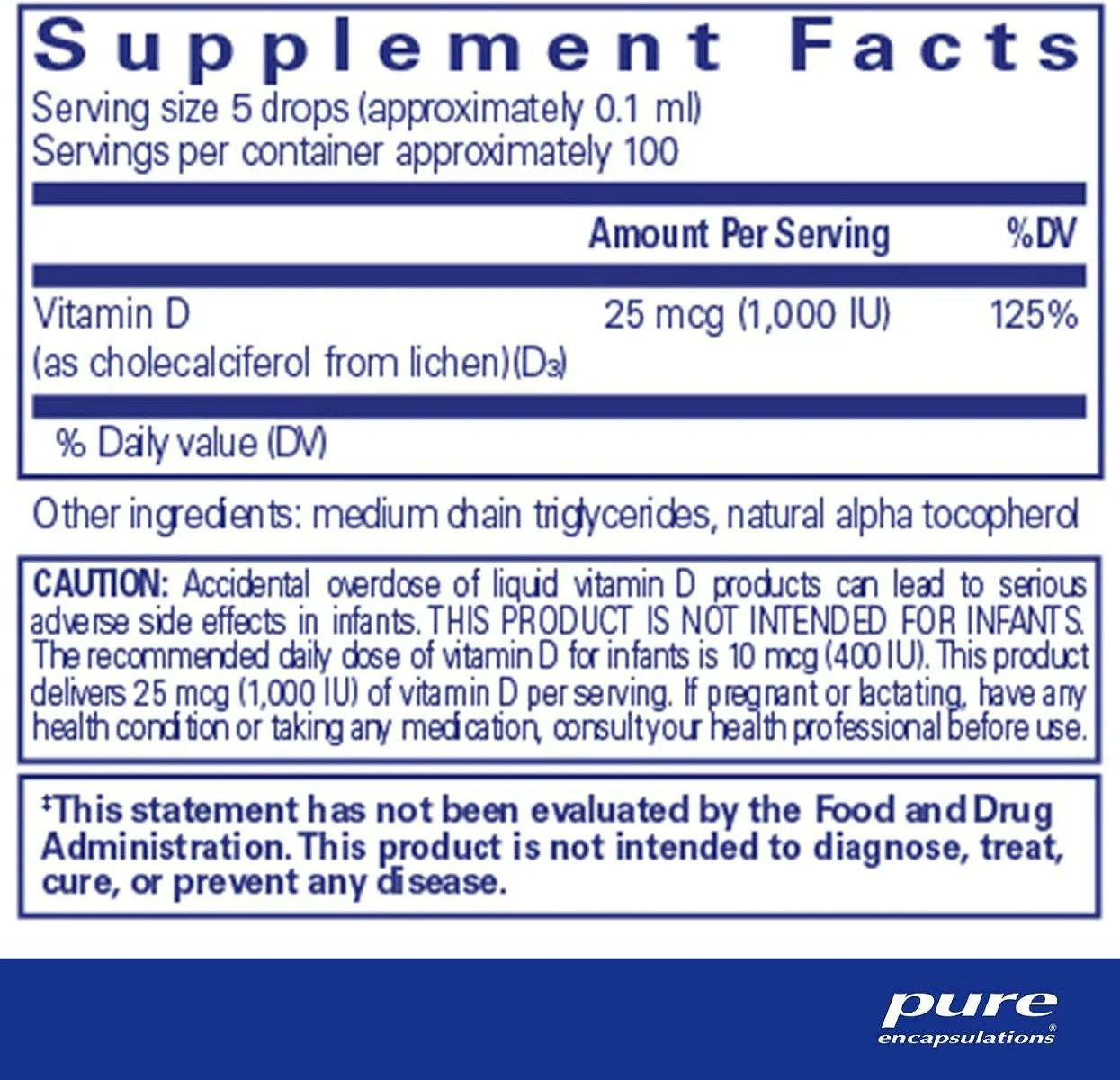 Vitamin D3 (Vegan) Liquid 10 M L (0.3 Fl. Oz)liquid - Image 2