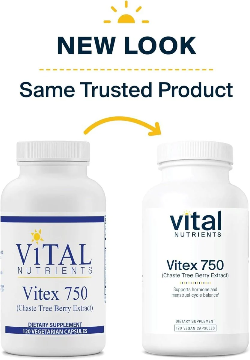 Vitex 750 (Chaste Tree Berry Extract) 120Capsules - Image 6