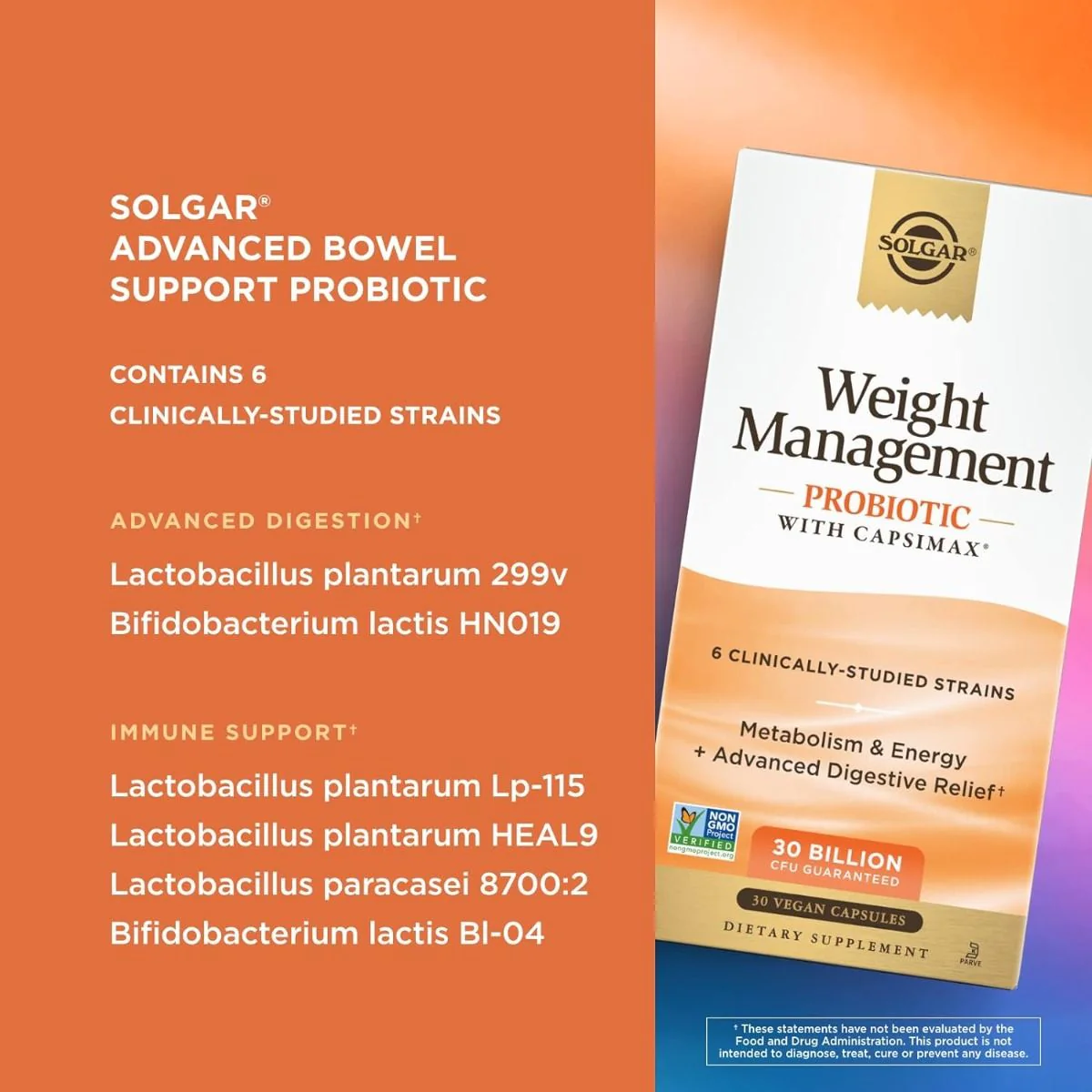 Weight Management Probiotic with Capsimax 30 Billion 30Vegan Capsules - Image 2