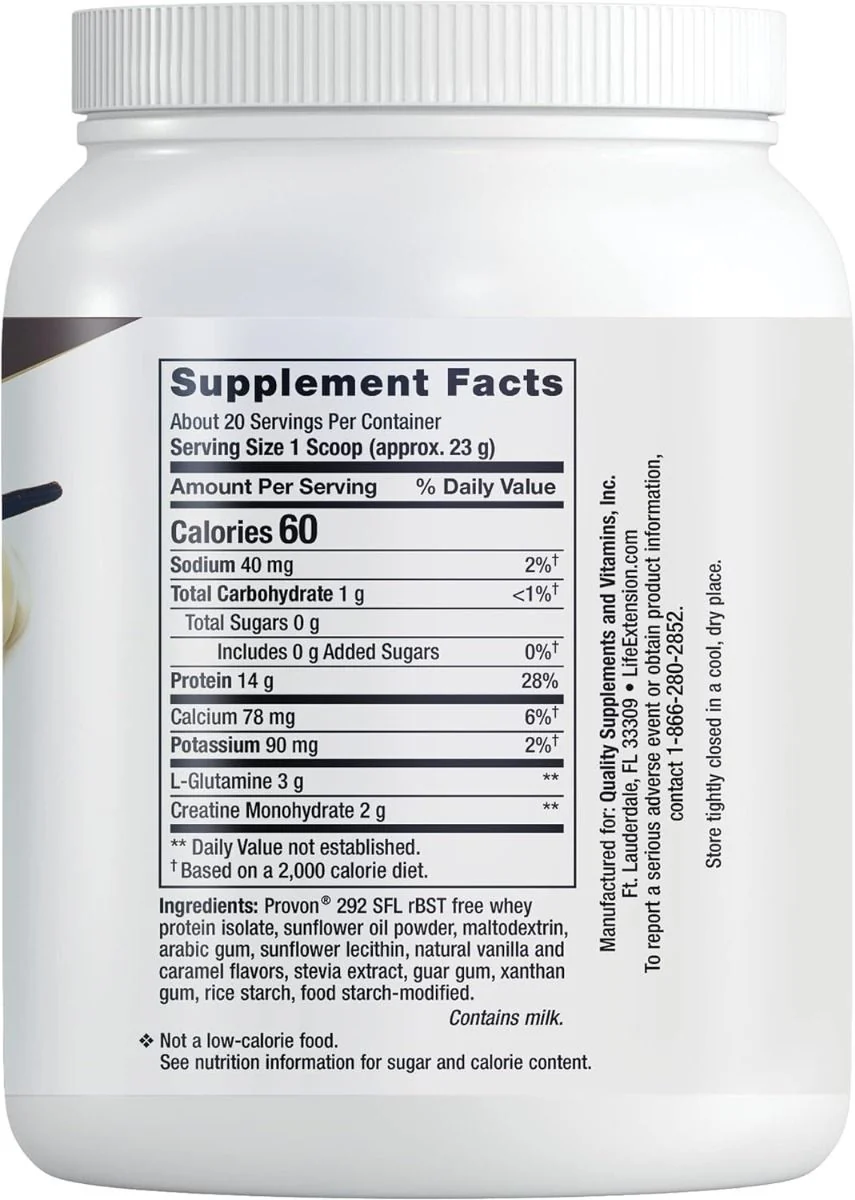 Wellness Code Advanced Whey Protein Isolate 1 Lb Or 16 Oz (454 G) Powder Natural Vanilla - Image 2