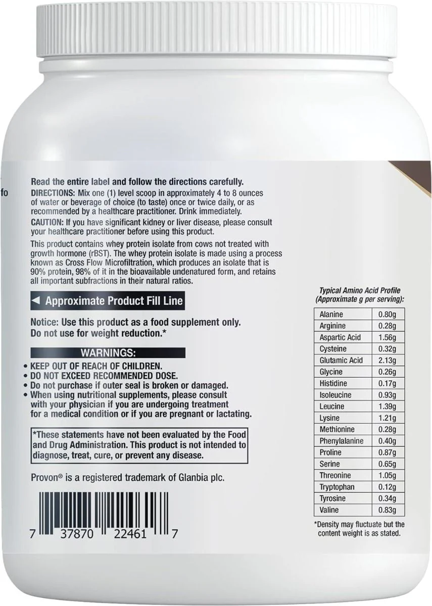 Wellness Code Advanced Whey Protein Isolate 1 Lb Or 16 Oz (454 G) Powder Natural Vanilla - Image 3