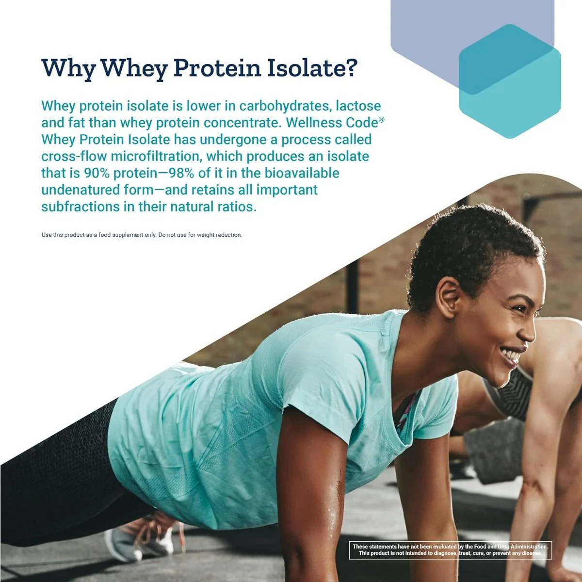 Wellness Code Advanced Whey Protein Isolate 1 Lb Or 16 Oz (454 G) Powder Natural Vanilla - Image 6