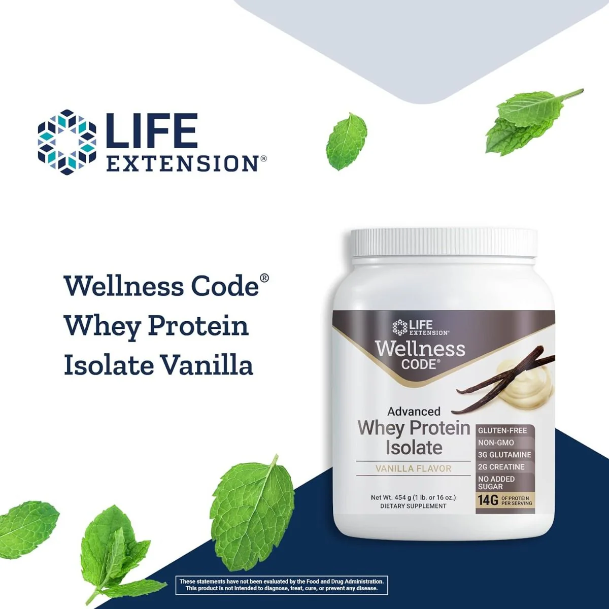 Wellness Code Advanced Whey Protein Isolate 1 Lb Or 16 Oz (454 G) Powder Natural Vanilla - Image 8