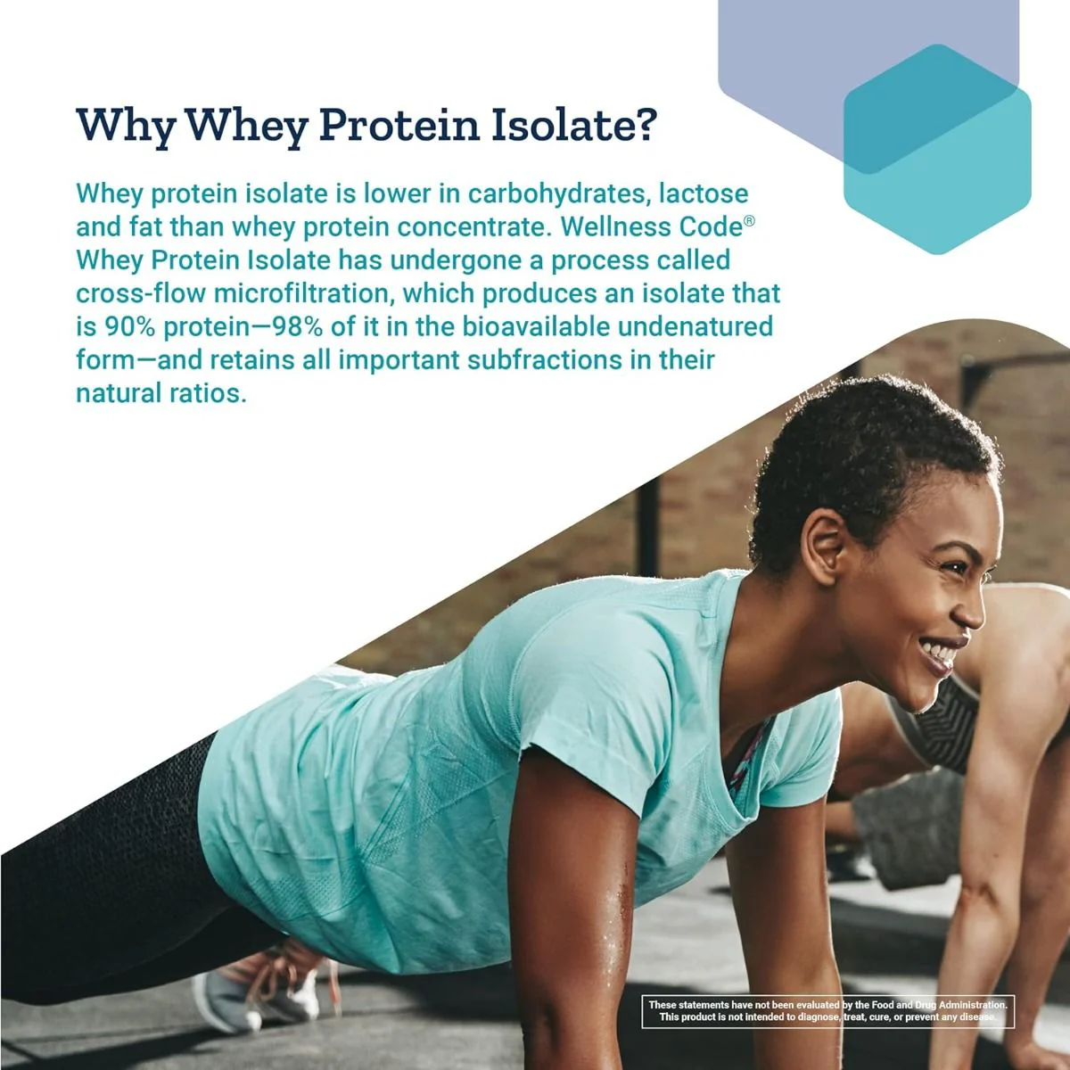 Wellness Code Whey Protein Isolate 0.89 Lb Or 14.22 Oz (403 G) Powder Natural Vanilla - Image 6