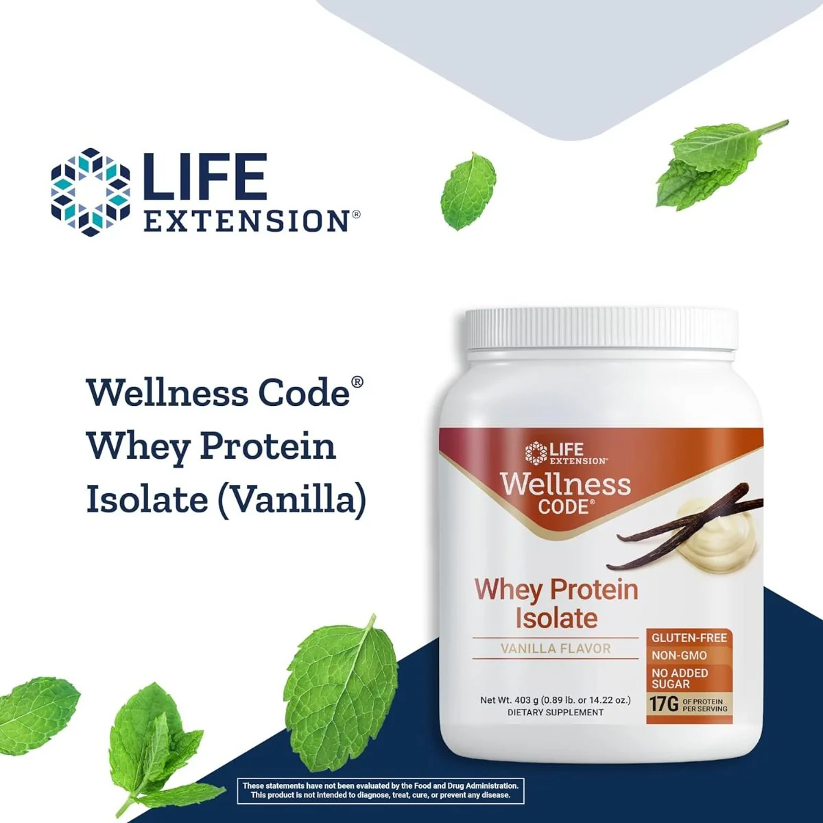 Wellness Code Whey Protein Isolate 0.89 Lb Or 14.22 Oz (403 G) Powder Natural Vanilla - Image 8