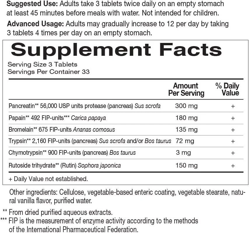 Wobenzym N 200 Tablets - Image 6