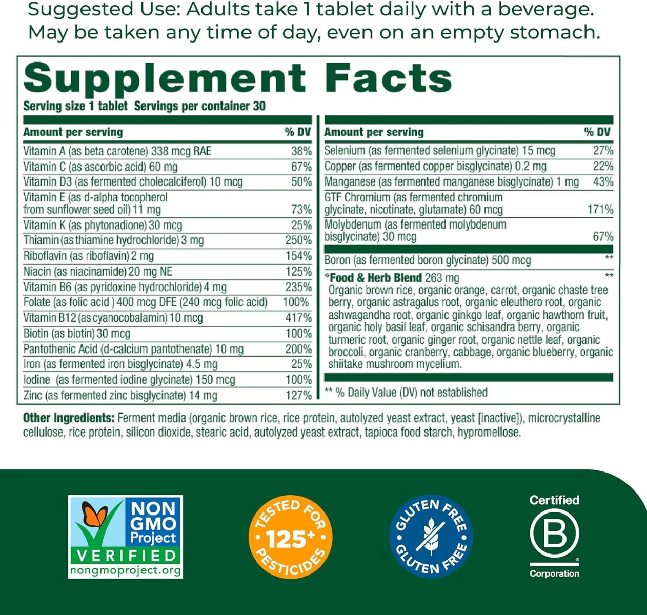 Women Over 40 One Daily 30 Tablets - Image 2