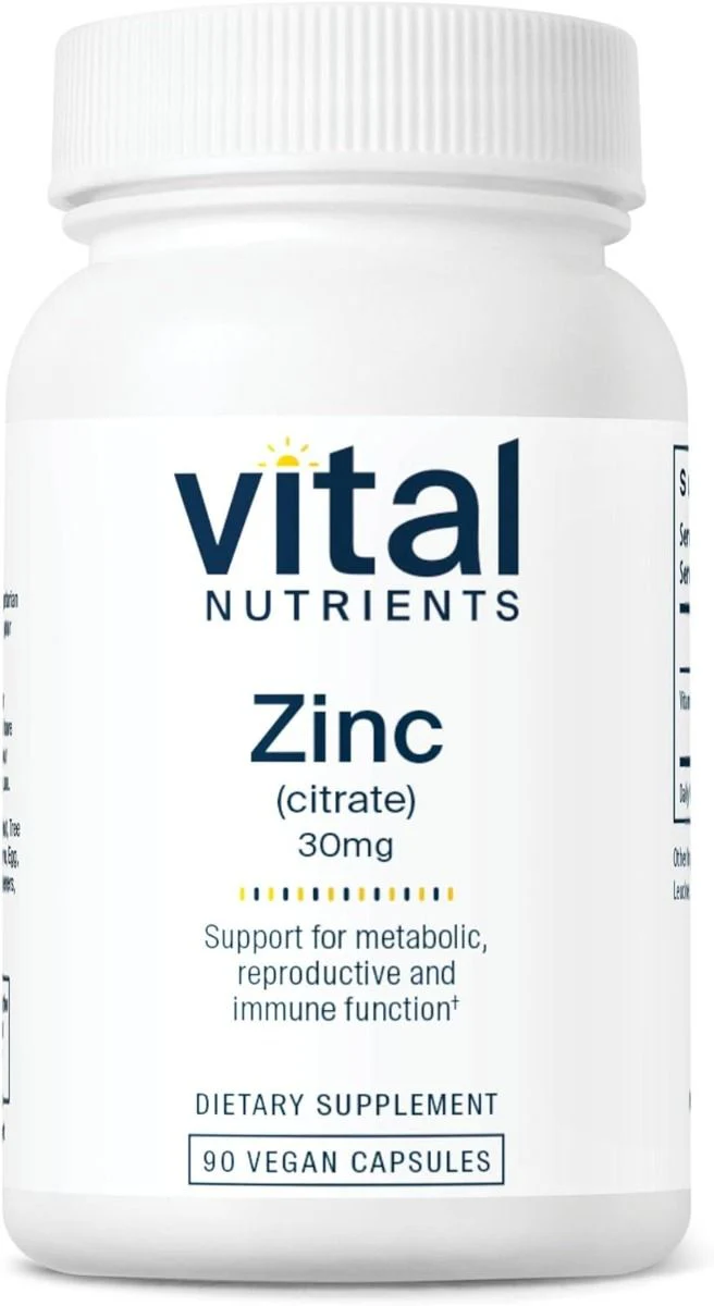 Zinc (Citrate) 30 MG 90 Capsules